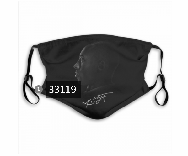 2021 NBA Los Angeles Lakers #24 kobe bryant 33119 Dust mask with filter